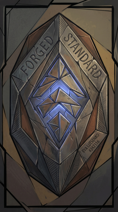 Forged Standard bag tag artwork