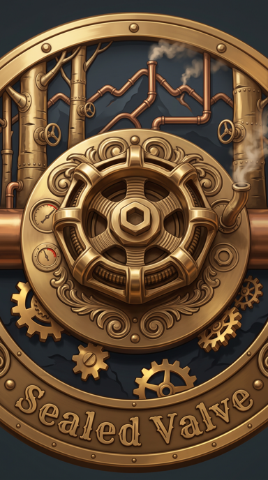 Sealed Valve bag tag artwork