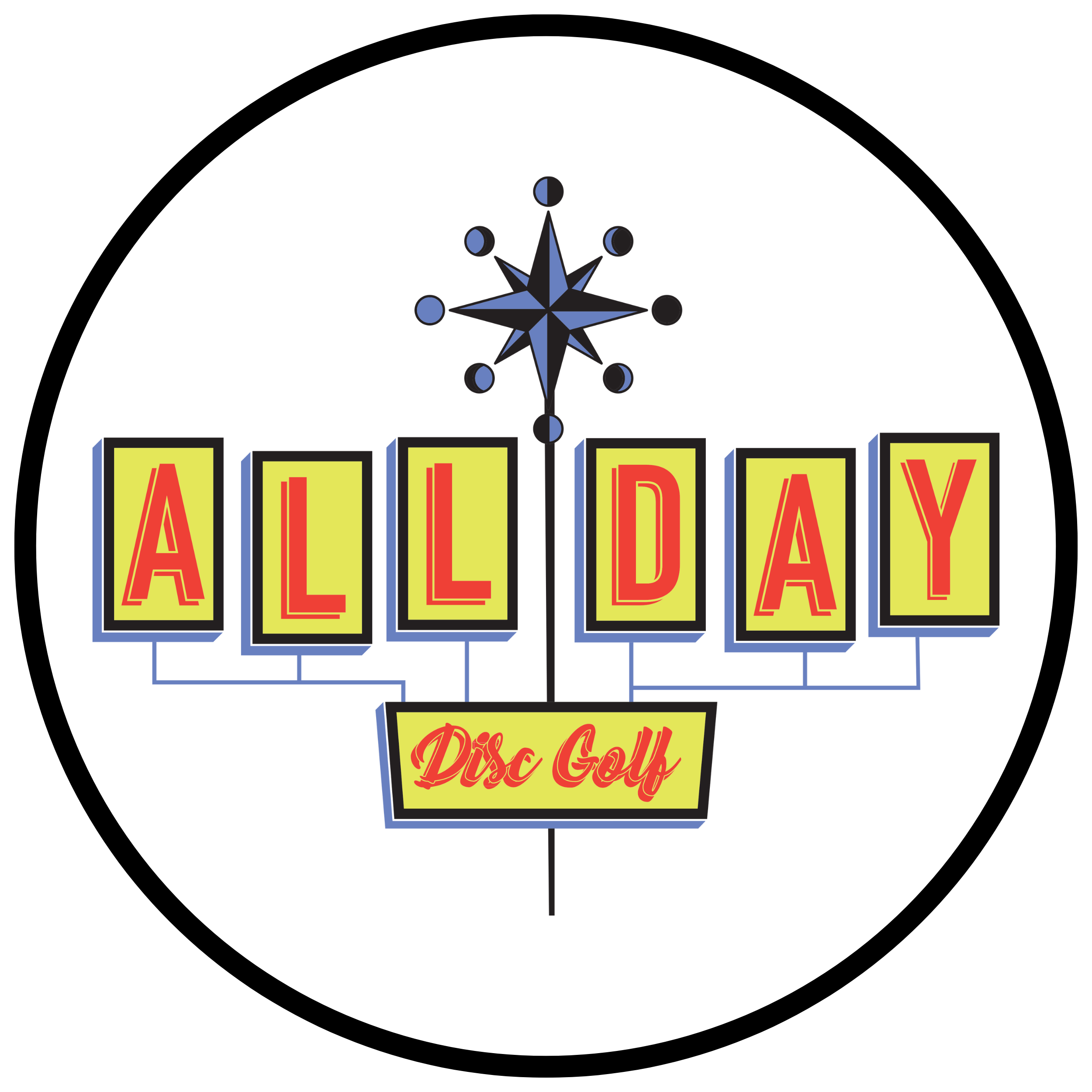 All Day Disc Golf logo