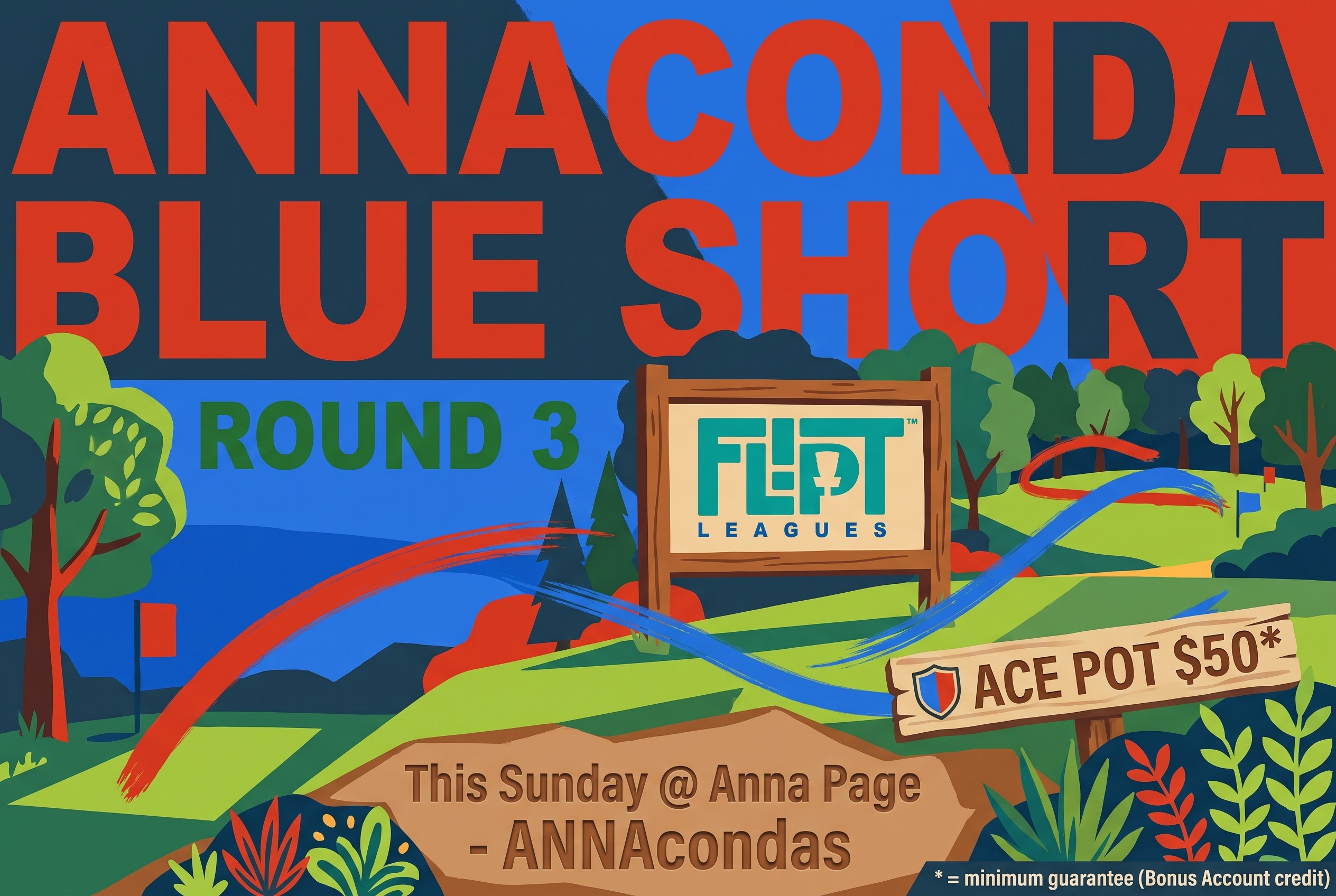 Annaconda Blue Short