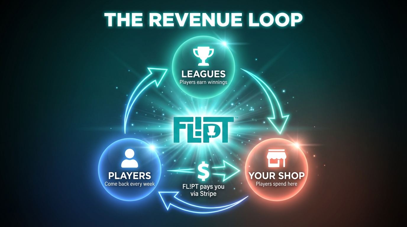 Infographic: the league-to-shop revenue loop