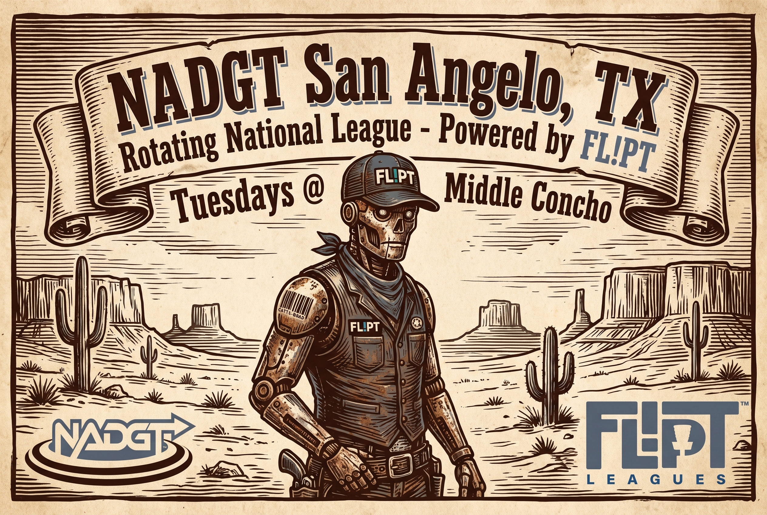 NADGT San Angelo, TX Rotating National League - Powered by FL!PT
