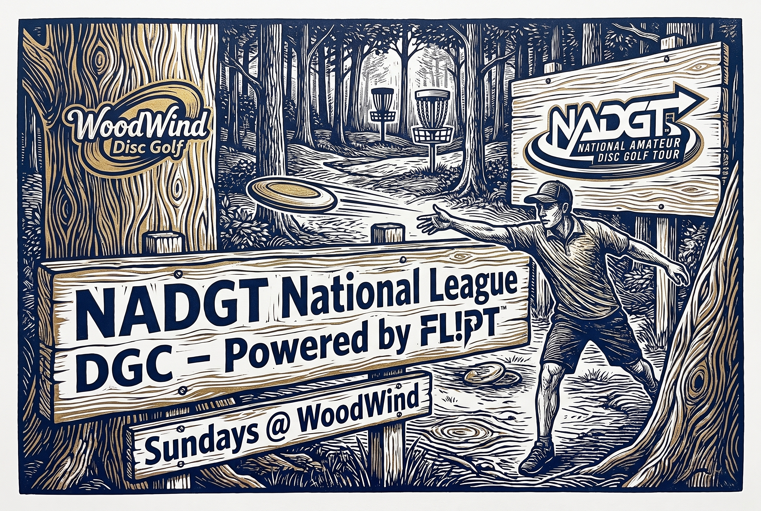 NADGT National League @ WoodWind DGC - Powered by FL!PT