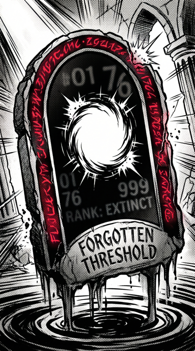 Forgotten Threshold bag tag artwork
