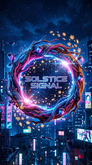 Solstice Signal bag tag artwork