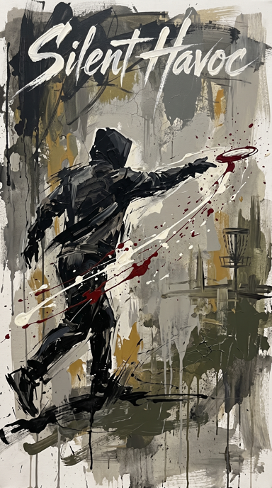 Silent Havoc bag tag artwork