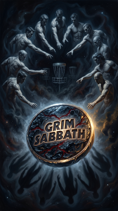 Grim Sabbath bag tag artwork